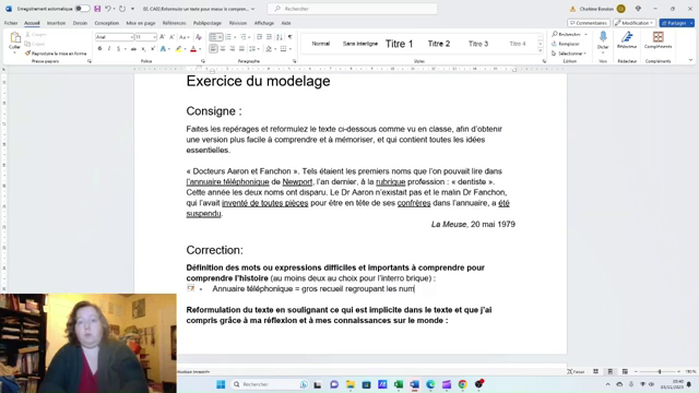 Pod - Modelage Reformuler Un Texte Pour Mieux Le C…